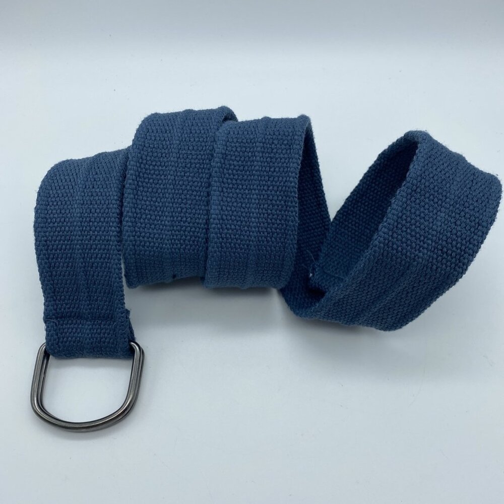 Unbranded Blue D-Ring Belt Men's Size L End to End 39"